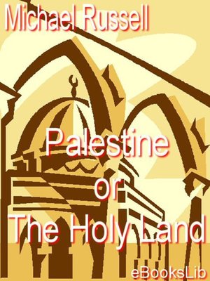 cover image of Palestine or The Holy Land